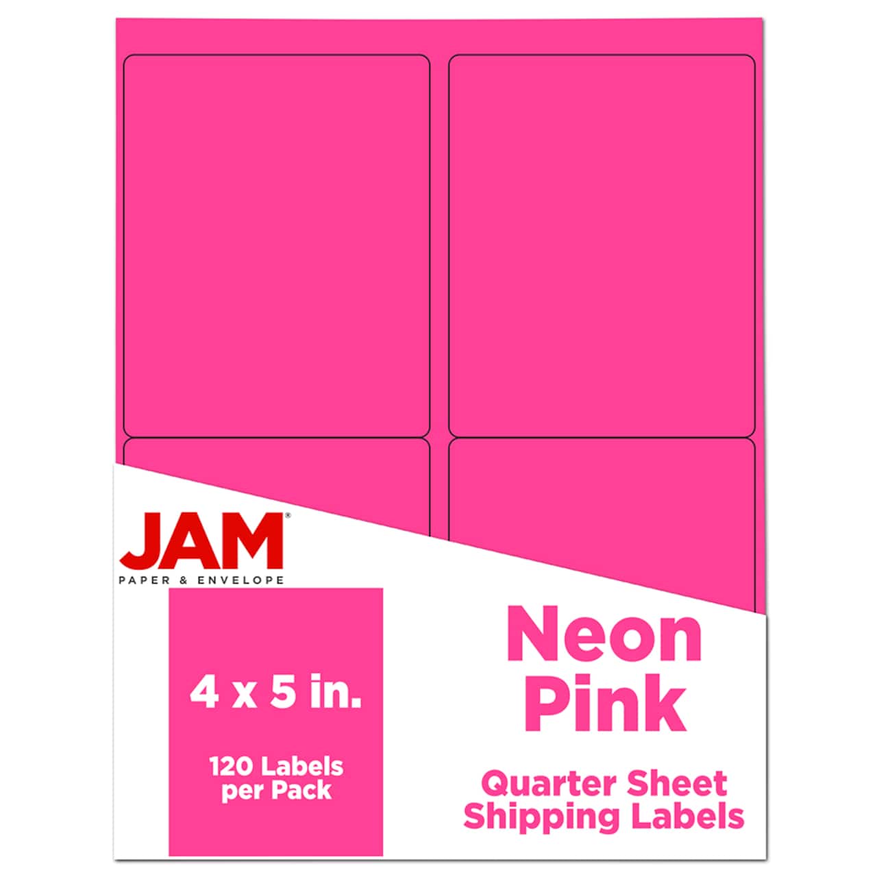 JAM Paper Extra Large Shipping Address Label Stickers